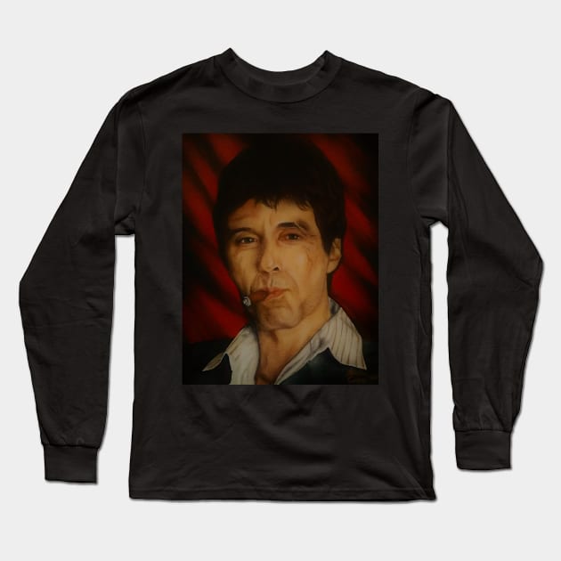 Scarface Long Sleeve T-Shirt by Amber's Dreams